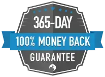 Bazopril money back guarantee badge